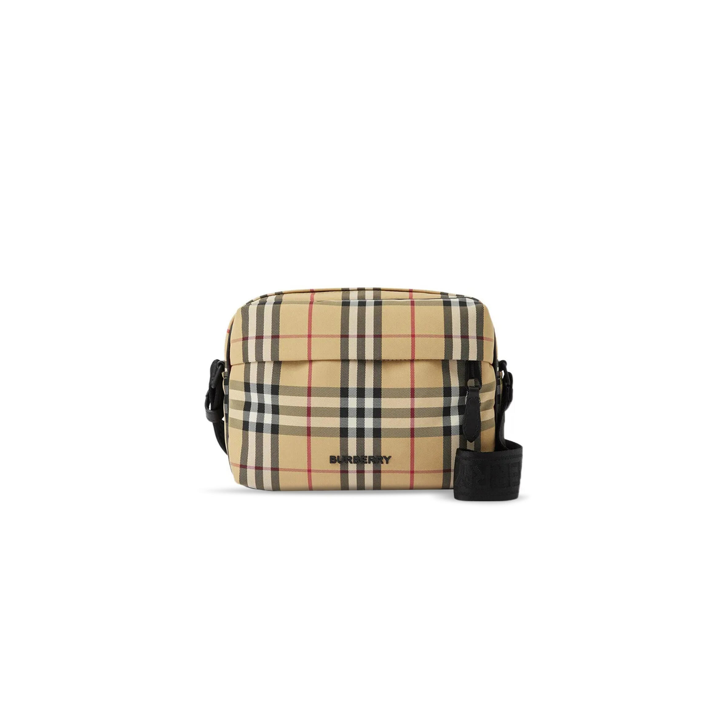 BURBERRY PADDY VINTAGE-CHECK MESSENGER BAG 80697601 (22.5*16*6.5cm)